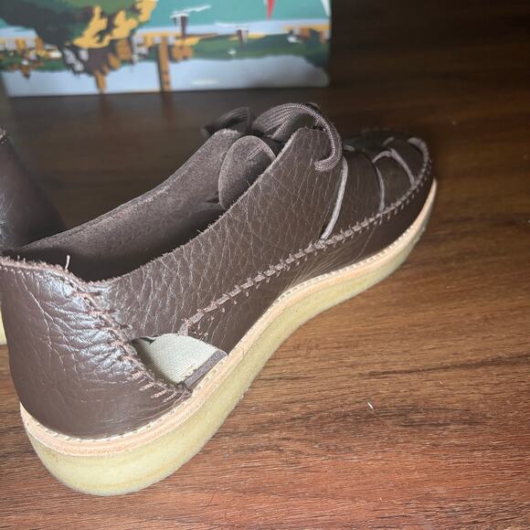 SAMPLE Ronnie Fieg x Clarks 8th Street Ridgevale Leather Shoes Size 9 - Brown main image 7